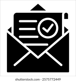 Email Read Icon Element For Design