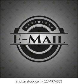 Email realistic black emblem