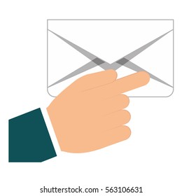 email related icons image full color  vector illustration design 