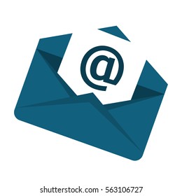 email related icons image full color  vector illustration design 
