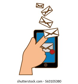 email related icons image vector illustration design 