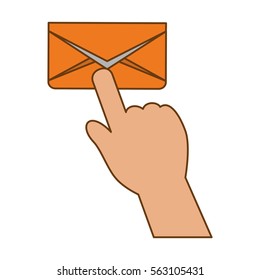 email related icons image vector illustration design 