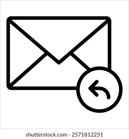 Email Reply Icon Element For Design