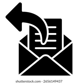 Email Reply Icon Element For Design