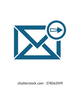 email s icon,  isolated. Flat  design.