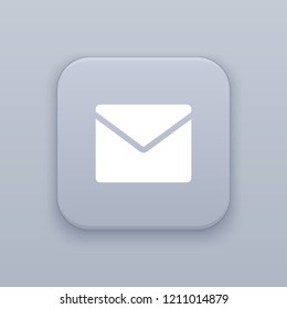 E-mail, send button, best vector on a gray background