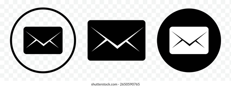 Ícone de mensagem de envio de email vetor definido isolado no plano de fundo transparente. Símbolo de velocidade de entrega. Ícone Email. Ícone de email, ícone de envio de mensagem no plano de fundo transparente eps 10