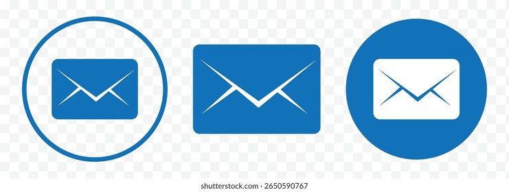 Ícone de mensagem de envio de email vetor definido isolado no plano de fundo transparente. Símbolo de velocidade de entrega. Ícone Email. Ícone de email, ícone de envio de mensagem no plano de fundo transparente eps 10