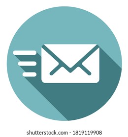 Email Send New Message Envelope Flat Icon
