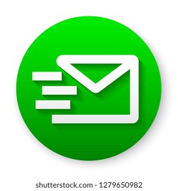 email sending outline icon. vector illustration