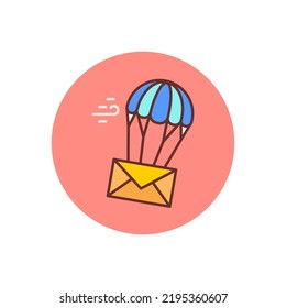 Email Sent Icon In Vector. Logotype