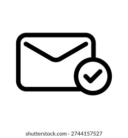 Email Sent Icon Vector Symbol Design Illustration