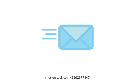 Email Service icon symbol, Email Newsletter logo icon design template. Fast Email marketing concept icon.