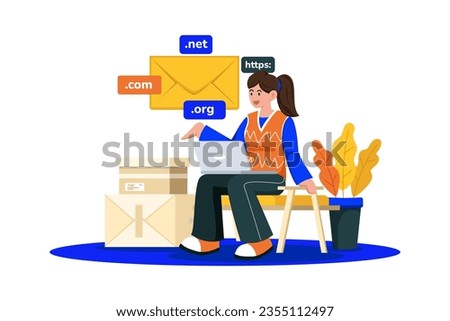 Email service offers customizable domains for businesses.