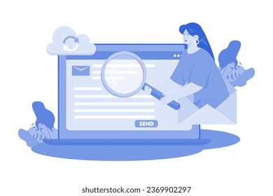 Email service provides robust search capabilities.