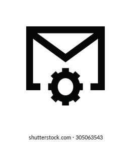 Email Setting Vector Icon 