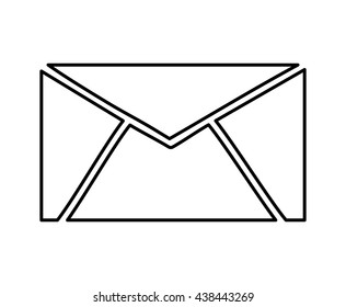 email setup isolated icon design 