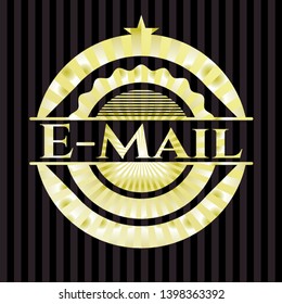 Email shiny badge. Vector Illustration. Detailed.