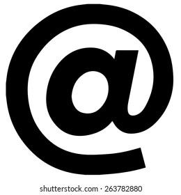 Email sign icon
