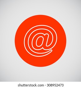 Email sign icon