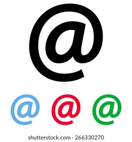 Email sign icon (Vector)