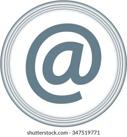 Email sign icon (Vector) 