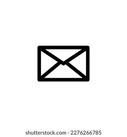 símbolo de firma de correo electrónico. Ilustración vectorial. icono de línea