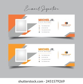 Email Signature Banner Design Template personal cover email signature design 