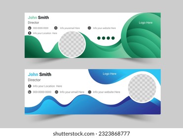 
An email signature is a block of text at the end of an email which includes professional contact details and company branding.