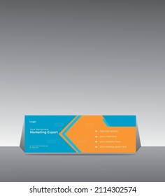 Email signature collection design Template or email footer