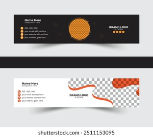 Email signature design for business use