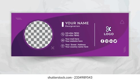 Email Signature Design | Creative Email Signature Template |