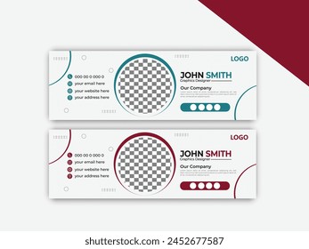 email signature design free template