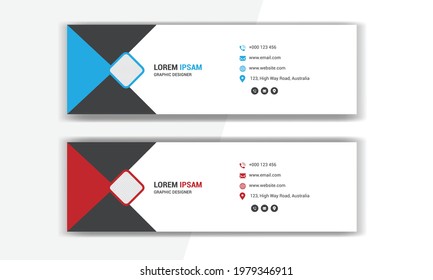 Email Signature Design Layout Templates.