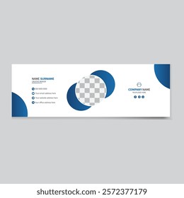 email signature design minimal style facebook card template 