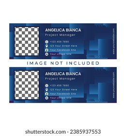 Email Signature Design Post Template Flyer