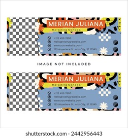 Email Signature Design Post Template Flyer.