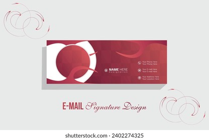 email signature design and template.