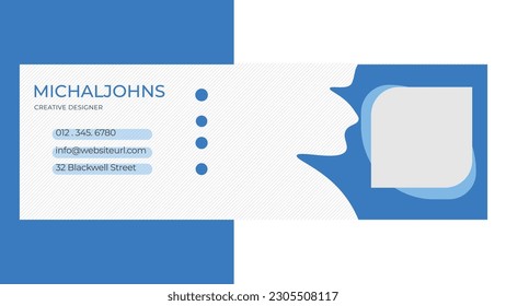 email signature design template banner