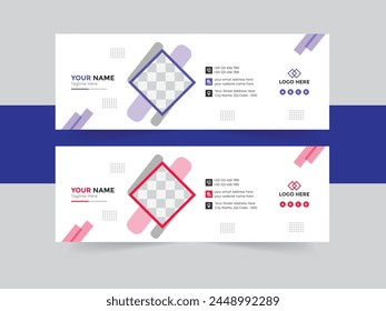 E-mail signature design template for business 