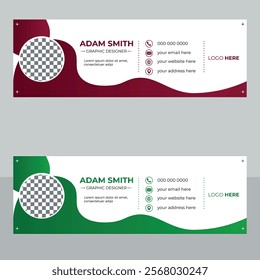 Email Signature Design, email signature template, email signature, creative, modern, template