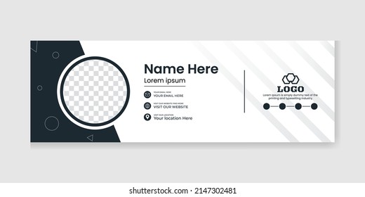 Email Signature Design Template Is Modern And Creative For Html Email Signatures Facebook Cover