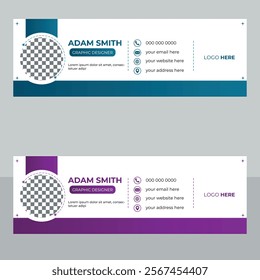 Email Signature Design, email signature template, email signature, modern, creative, template