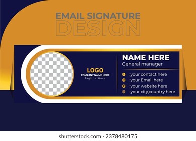 Email signature design templat.this is completly creative design.