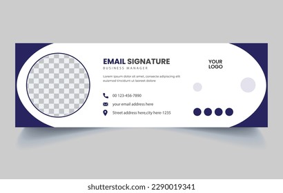 Diseño de firma de correo electrónico para usted