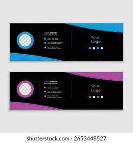 email signature Facebook cover design