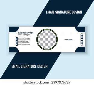 email signature and footer design template
