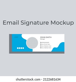 Email Signature own design, Modern Email signature, Email Signature Template.