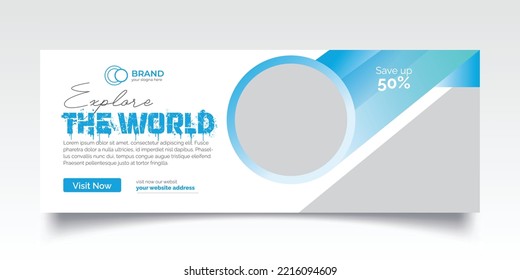 Email signature template or Creative email signature design 