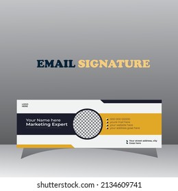   Email signature Template design and corporate design. 
